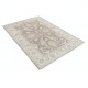 Hand Knotted Blush and Ivory Wool Area Rug | Turkish Floral Design Accent Rug Hand Knotted Blush and Ivory Wool Area Rug | Turkish Floral Design Accent Rug