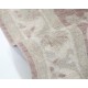 Hand Knotted Blush and Ivory Wool Area Rug | Turkish Floral Design Accent Rug Hand Knotted Blush and Ivory Wool Area Rug | Turkish Floral Design Accent Rug