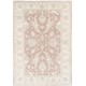 Hand Knotted Blush and Ivory Wool Area Rug | Turkish Floral Design Accent Rug Hand Knotted Blush and Ivory Wool Area Rug | Turkish Floral Design Accent Rug