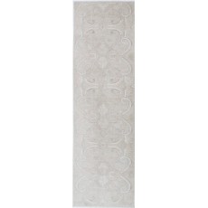 Hand Knotted Wool Runner Rug | Hallway Runner Rug | Beige Kitchen Rug | Corridor Rug