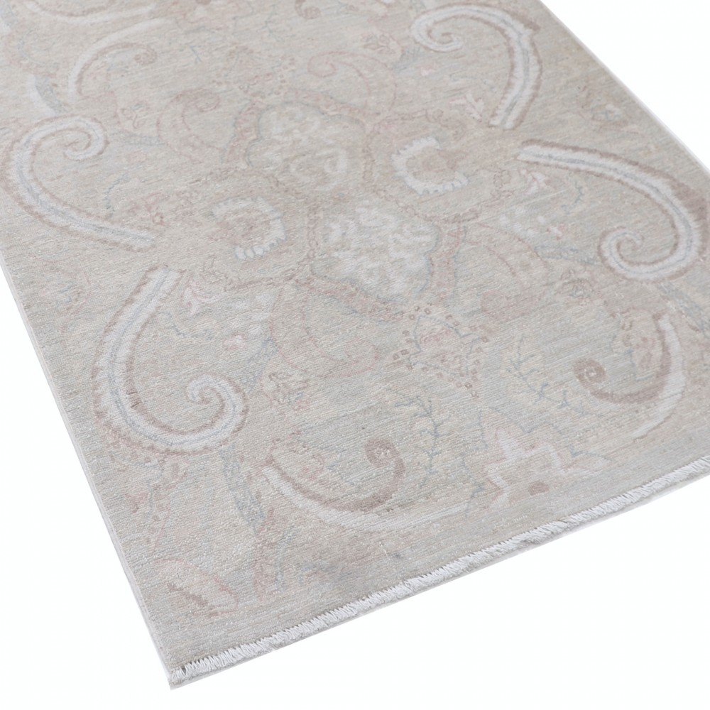 Hand Knotted Wool Runner Rug | Hallway Runner Rug | Beige Kitchen Rug | Corridor Rug Hand Knotted Wool Runner Rug | Hallway Runner Rug | Beige Kitchen Rug | Corridor Rug