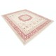Hand Knotted Beige, Red Large Wool Area Rug | Traditional Medallion Design Carpet Hand Knotted Beige, Red Large Wool Area Rug | Traditional Medallion Design Carpet