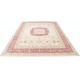 Hand Knotted Beige, Red Large Wool Area Rug | Traditional Medallion Design Carpet Hand Knotted Beige, Red Large Wool Area Rug | Traditional Medallion Design Carpet