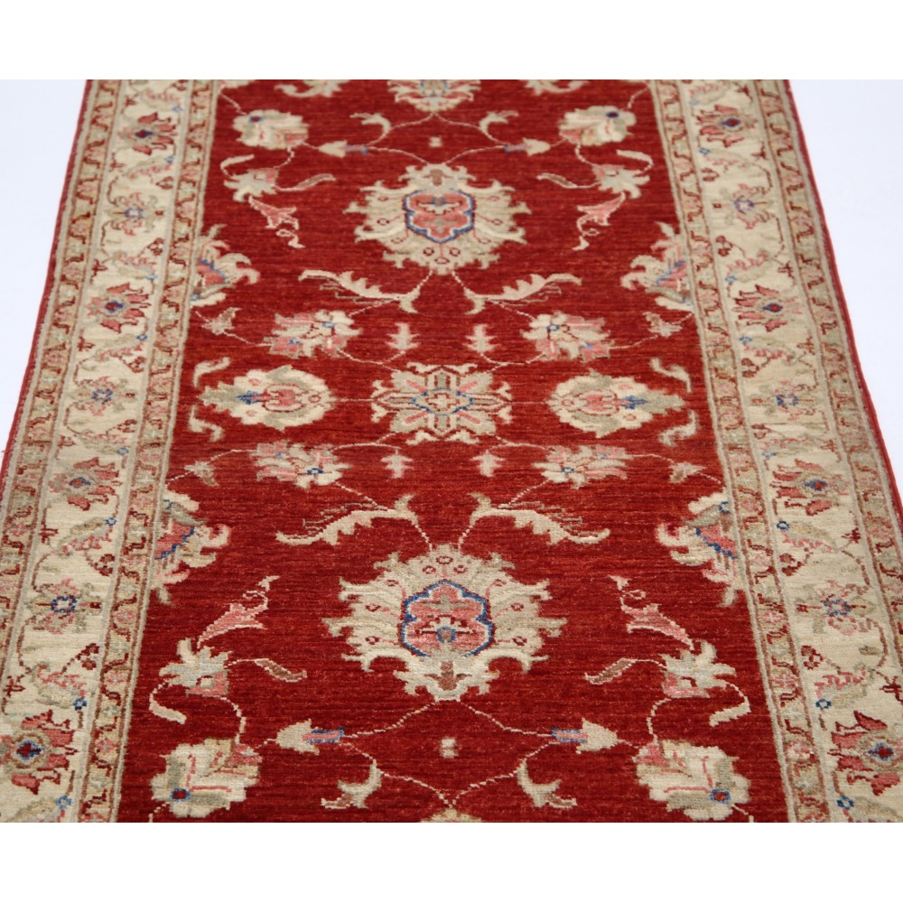 Floral Patterned Red Runner Rug for Corridor | Kitchen Rug | Handknotted Wool Hallway Rug Floral Patterned Red Runner Rug for Corridor | Kitchen Rug | Handknotted Wool Hallway Rug