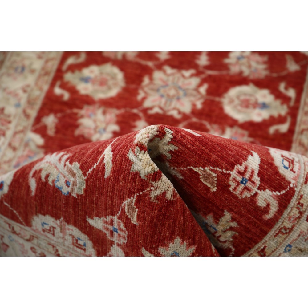 Floral Patterned Red Runner Rug for Corridor | Kitchen Rug | Handknotted Wool Hallway Rug Floral Patterned Red Runner Rug for Corridor | Kitchen Rug | Handknotted Wool Hallway Rug