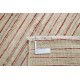 Hand Knotted Ivory, Beige and Red Wool Area Rug | Striped Pattern Accent Rug Hand Knotted Ivory, Beige and Red Wool Area Rug | Striped Pattern Accent Rug