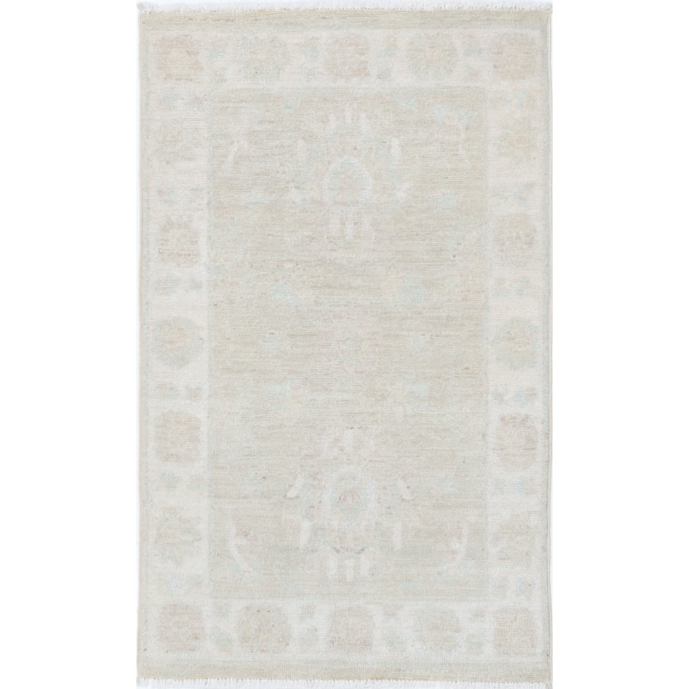 Beige Accent Rug with All-Over Floral Design | Hand Knotted Small Entryway Rug | 100% Wool Beige Accent Rug with All-Over Floral Design | Hand Knotted Small Entryway Rug | 100% Wool