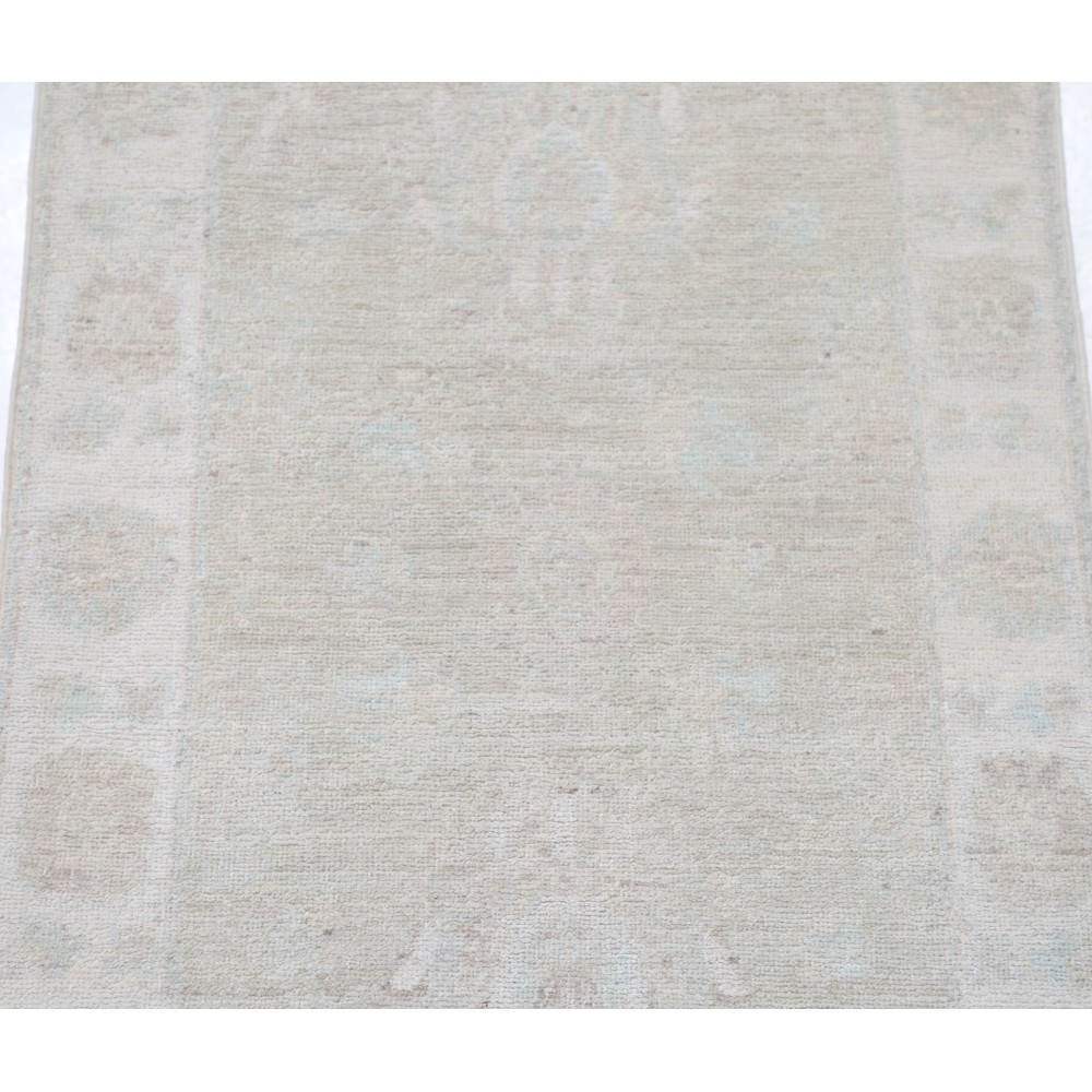 Beige Accent Rug with All-Over Floral Design | Hand Knotted Small Entryway Rug | 100% Wool Beige Accent Rug with All-Over Floral Design | Hand Knotted Small Entryway Rug | 100% Wool
