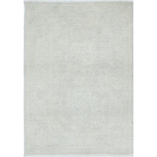 Decorative Beige Turkish Accent Rug | Handmade Small Rug | 100% Wool