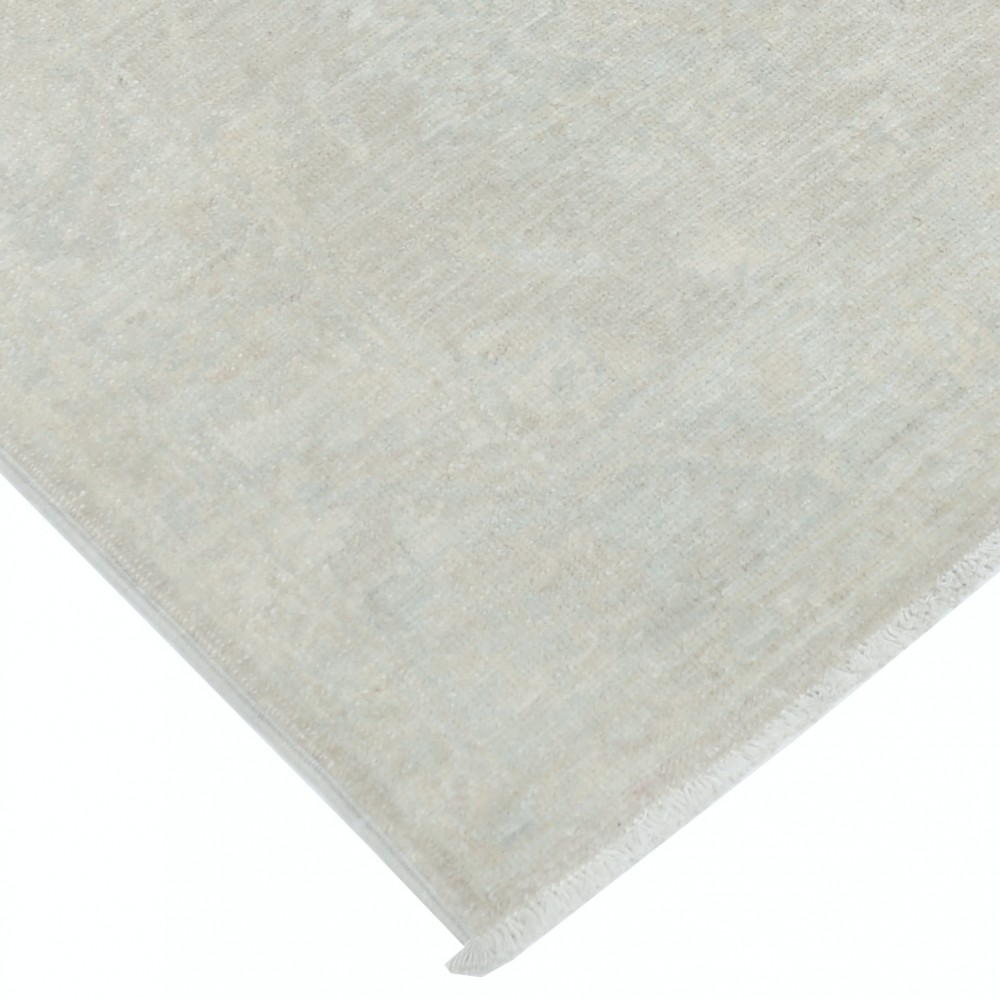 Decorative Beige Turkish Accent Rug | Handmade Small Rug | 100% Wool