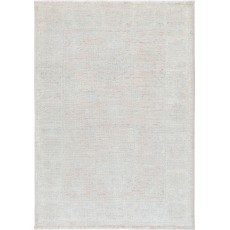 Traditional Hand Knotted Wool Accent Rug | Beige Area Rug for Bedroom, Kitchen and Entryway Decor