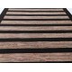 Hand Knotted Brown and Beige Wool Area Rug | Minimal Striped Design Carpet Hand Knotted Brown and Beige Wool Area Rug | Minimal Striped Design Carpet