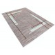 Hand Knotted Gray, Light Blue and Brown Wool Area Rug | Abstract Linear Geometric Design Carpet Hand Knotted Gray, Light Blue and Brown Wool Area Rug | Abstract Linear Geometric Design Carpet
