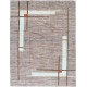 Hand Knotted Gray, Light Blue and Brown Wool Area Rug | Abstract Linear Geometric Design Carpet Hand Knotted Gray, Light Blue and Brown Wool Area Rug | Abstract Linear Geometric Design Carpet
