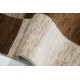 Hand Knotted Brown, Beige and Navy Blue Wool Area Rug | Modern Geometric Block Design Carpet Hand Knotted Brown, Beige and Navy Blue Wool Area Rug | Modern Geometric Block Design Carpet