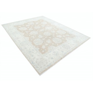 Hand Knotted Soft-Toned Large Area Rug for Home Decor | 100% Wool Carpet