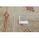 Hand Knotted Floral Area Rug with Beige Field and Red Border | Traditional Oushak Wool Carpet Hand Knotted Floral Area Rug with Beige Field and Red Border | Traditional Oushak Wool Carpet