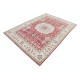 Hand Knotted Red, Ivory and Light Blue Wool Area Rug | Turkish Medallion Design Rug Hand Knotted Red, Ivory and Light Blue Wool Area Rug | Turkish Medallion Design Rug