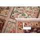 Hand Knotted Blush and Ivory Wool Area Rug | Turkish Floral Panel Design Rug Hand Knotted Blush and Ivory Wool Area Rug | Turkish Floral Panel Design Rug