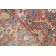 Hand Knotted Red, Navy Blue, Beige Wool Area Rug | Turkish Floral Design Carpet Hand Knotted Red, Navy Blue, Beige Wool Area Rug | Turkish Floral Design Carpet