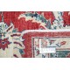 Hand Knotted Floral Area Rug with Red Field and Green Border | Turkish Oushak Wool Carpet Hand Knotted Floral Area Rug with Red Field and Green Border | Turkish Oushak Wool Carpet