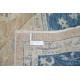 Hand Knotted Floral Rug, Beige and Light Blue Wool Area Rug, Oushak style Carpet Hand Knotted Floral Rug, Beige and Light Blue Wool Area Rug, Oushak style Carpet