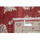 Hand Knotted Floral Turkish Area Rug with Red Field and Ivory Border | Wool Carpet for Home Decor Hand Knotted Floral Turkish Area Rug with Red Field and Ivory Border | Wool Carpet for Home Decor