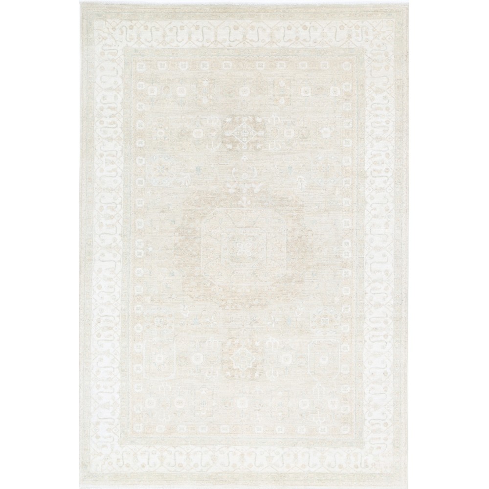 Hand Knotted Area Rug for Home Decor | High Quality Sustainable Home Decor | 100% Wool Beige Carpet Hand Knotted Area Rug for Home Decor | High Quality Sustainable Home Decor | 100% Wool Beige Carpet