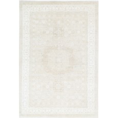 Hand Knotted Area Rug for Home Decor | High Quality Sustainable Home Decor | 100% Wool Beige Carpet