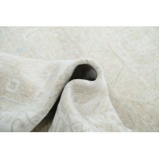 Hand Knotted Area Rug for Home Decor | High Quality Sustainable Home Decor | 100% Wool Beige Carpet