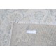 Hand Knotted Ivory and Light Blue Wool Area Rug | Turkish Floral Medallion Design Carpet Hand Knotted Ivory and Light Blue Wool Area Rug | Turkish Floral Medallion Design Carpet