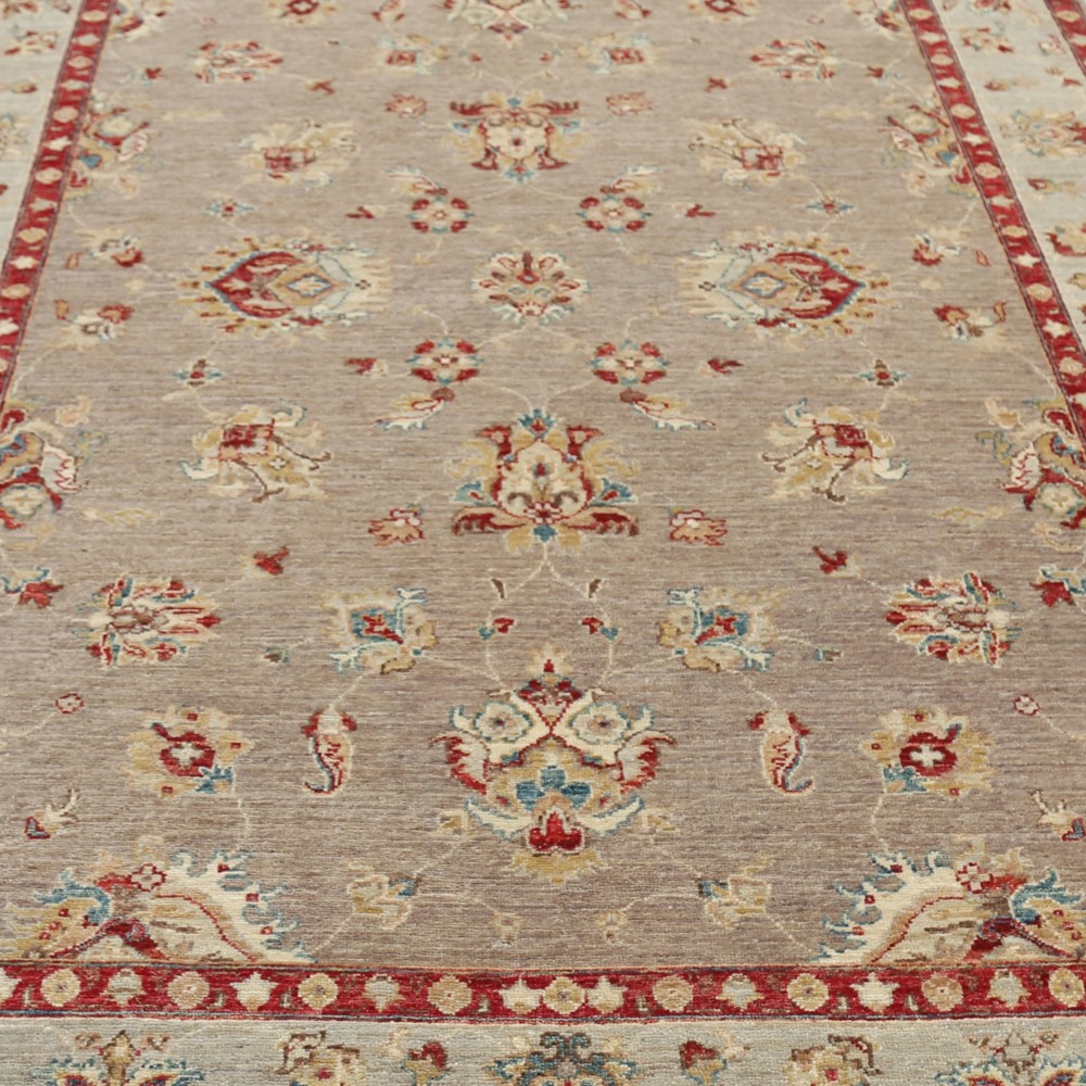 100% Natural Wool Hand Knotted Area Rug | Floral Turkish Oushak Rug for Living Room Decor 100% Natural Wool Hand Knotted Area Rug | Floral Turkish Oushak Rug for Living Room Decor