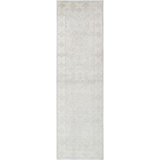 Beige Hallway Rug | Kitchen Runner Rug | Handknotted Corridor Rug | Wool Stair Rug
