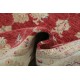 Hand Knotted Red and Beige Wool Area Rug | Turkish Floral Patterned Rug Hand Knotted Red and Beige Wool Area Rug | Turkish Floral Patterned Rug