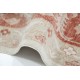 Hand Knotted Floral Patterned Large Area Rug with Ivory Field and Red Border | Wool Carpet for Home Decor Hand Knotted Floral Patterned Large Area Rug with Ivory Field and Red Border | Wool Carpet for Home Decor