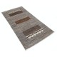 Hand Knotted Brown Area Rug, Geometric Tribal Pattern Accent Rug | All Wool Hand Knotted Brown Area Rug, Geometric Tribal Pattern Accent Rug | All Wool