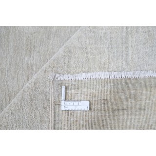 Hand Knotted Turkish Rug for Home Decor | Traditional Beige Wool Runner Rug