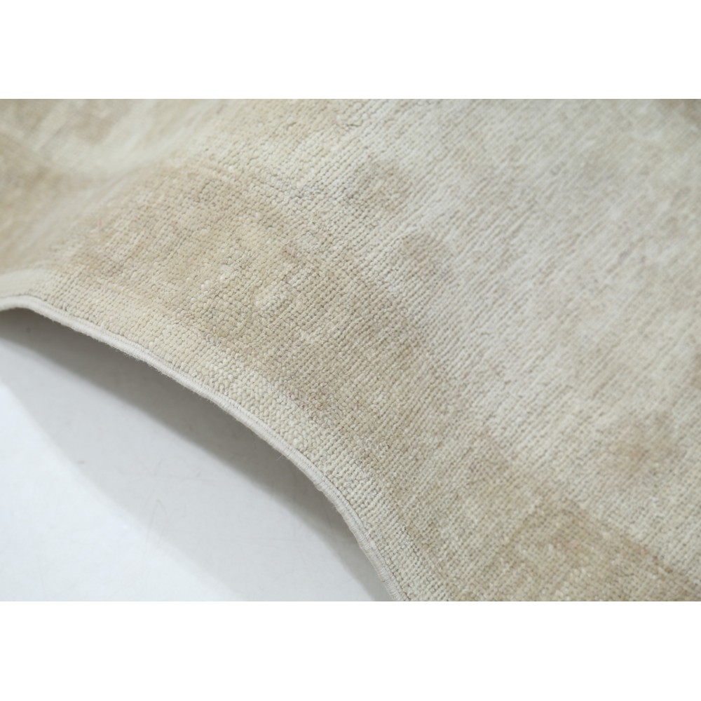 Hand Knotted Wool Large Area Rug | Floral Design Beige Carpet for Bedroom and Dining Room Hand Knotted Wool Large Area Rug | Floral Design Beige Carpet for Bedroom and Dining Room