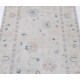 Hand Knotted Turkish Wool Rug | Beige Small Rug with All-Over Floral Design Hand Knotted Turkish Wool Rug | Beige Small Rug with All-Over Floral Design