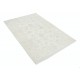 Hand Knotted Oushak Style Rug | Beige Turkish Accent Rug with All-Over Floral Design | 100% Wool Hand Knotted Oushak Style Rug | Beige Turkish Accent Rug with All-Over Floral Design | 100% Wool