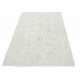 Hand Knotted Oushak Style Rug | Beige Turkish Accent Rug with All-Over Floral Design | 100% Wool Hand Knotted Oushak Style Rug | Beige Turkish Accent Rug with All-Over Floral Design | 100% Wool
