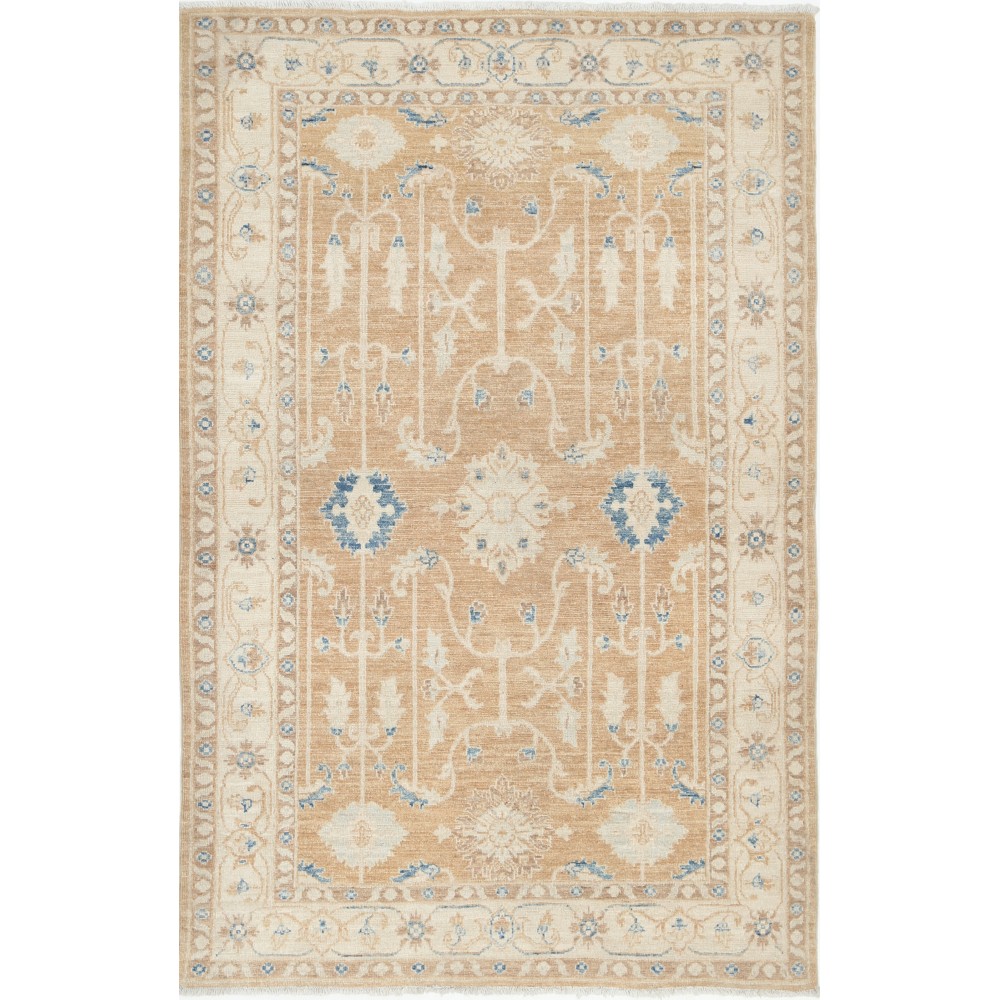 Hand Knotted Soft Red, Beige and Light Blue Wool Area Rug | Floral Pattern Small Rug Hand Knotted Soft Red, Beige and Light Blue Wool Area Rug | Floral Pattern Small Rug