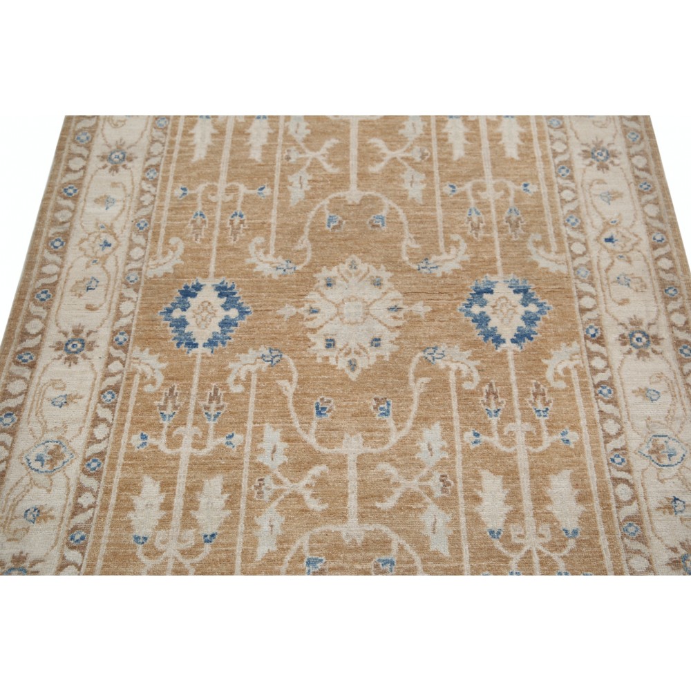 Hand Knotted Soft Red, Beige and Light Blue Wool Area Rug | Floral Pattern Small Rug Hand Knotted Soft Red, Beige and Light Blue Wool Area Rug | Floral Pattern Small Rug