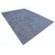 Hand Knotted Blue and Gray Wool Area Rug | Turkish Floral Botanical Design Carpet Hand Knotted Blue and Gray Wool Area Rug | Turkish Floral Botanical Design Carpet