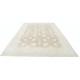 Handknotted Oushak Style Rug, Decorative Wool Area Rug, Floral Patterned Beige Carpet Handknotted Oushak Style Rug, Decorative Wool Area Rug, Floral Patterned Beige Carpet