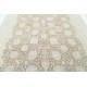 Handknotted Oushak Style Rug, Decorative Wool Area Rug, Floral Patterned Beige Carpet Handknotted Oushak Style Rug, Decorative Wool Area Rug, Floral Patterned Beige Carpet
