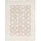 Handknotted Oushak Style Rug, Decorative Wool Area Rug, Floral Patterned Beige Carpet Handknotted Oushak Style Rug, Decorative Wool Area Rug, Floral Patterned Beige Carpet