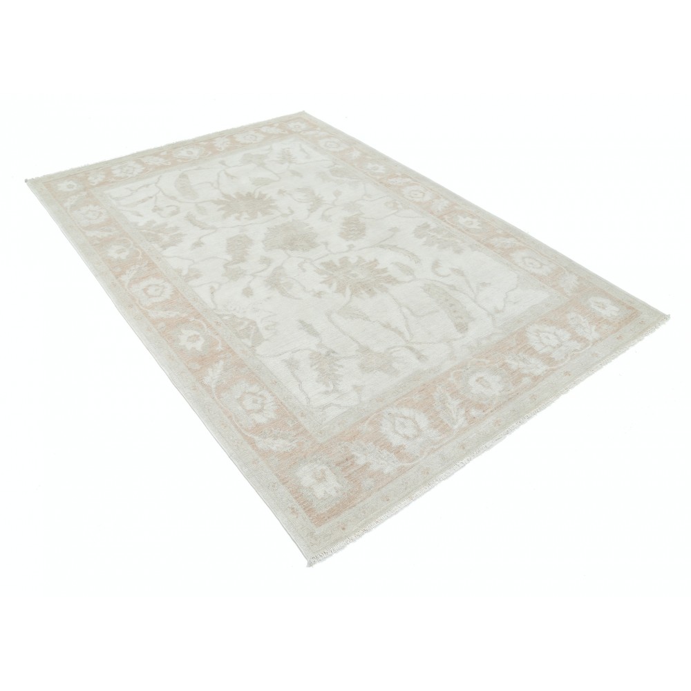 Hand Knotted Beige Area Rug for Dining Room and Bedroom | 100% Wool Rug for Living Room Hand Knotted Beige Area Rug for Dining Room and Bedroom | 100% Wool Rug for Living Room