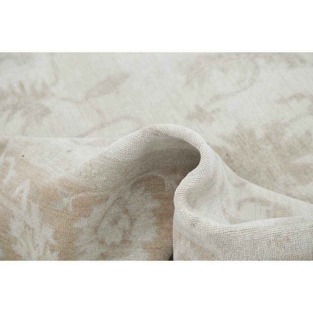Hand Knotted Beige Area Rug for Dining Room and Bedroom | 100% Wool Rug for Living Room Hand Knotted Beige Area Rug for Dining Room and Bedroom | 100% Wool Rug for Living Room