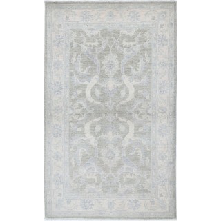 Authentic Handmade Accent Rug in Soft Colors | Handknotted Turkish Small Area Rug | All Wool